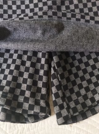 Falda pantalón Zara cuadros