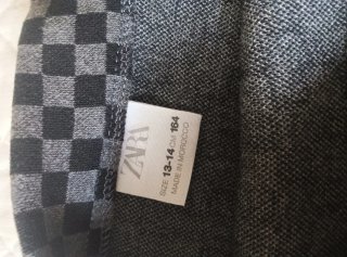 Falda pantalón Zara cuadros