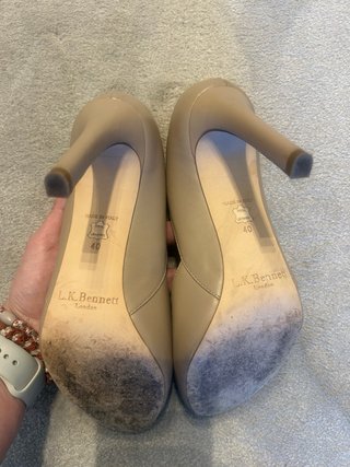 Zapatos L.K. Bennett tacón 10cm nude