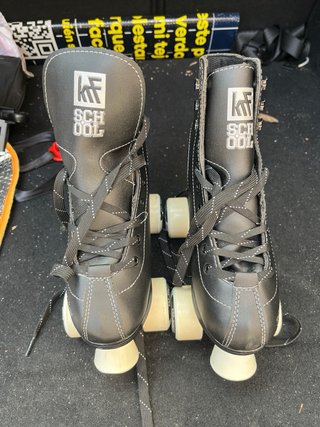 Patines 4 Ruedas Negros KRF School