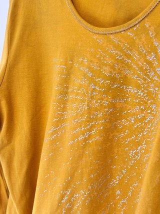 Rabe moda jersey color amarillo mostaza
