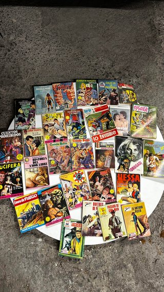 Gran Lote Cómics y Novelas Pulp Años 70/80 - Trans