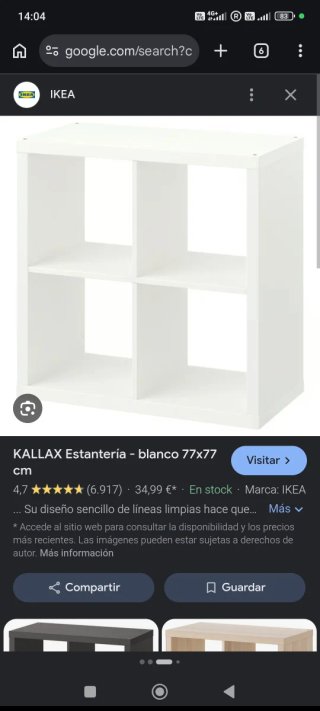 Estantería Kallax Ikea Blanca