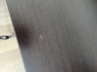 Mueble TV madera maciza con cajón