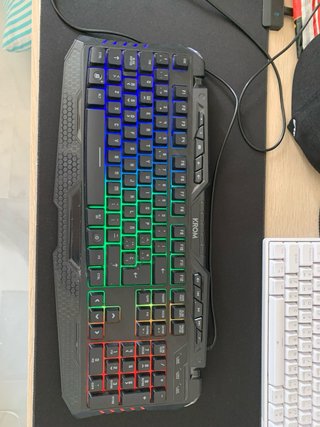 Teclado Gaming KROM LED RGB