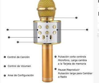 Micrófono Bluetooth Karaoke NUEVO!!!