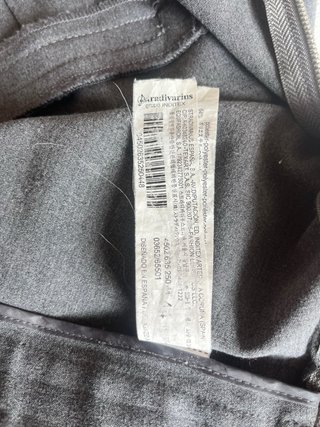 Pantalón gris Stradivarius talla XL