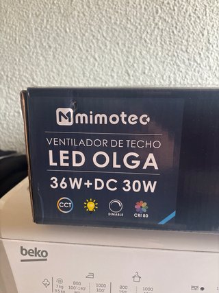 Ventilador de techo LED Mimotec