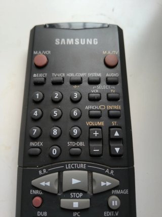 Mando Samsung VCR TV Show View