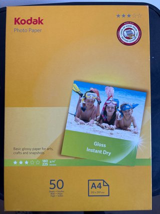 Papel Fotográfico Kodak Glossy A4 50 hojas