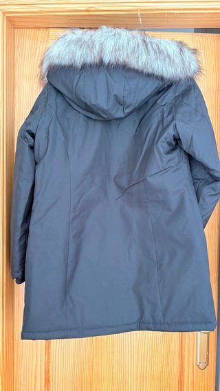 Chaquetón Only negro con capucha
