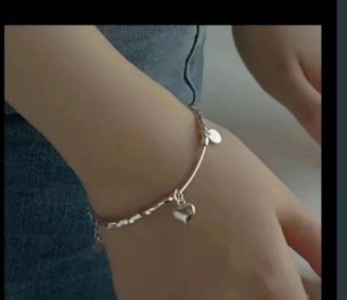 Pulsera Plata 925 Corazón