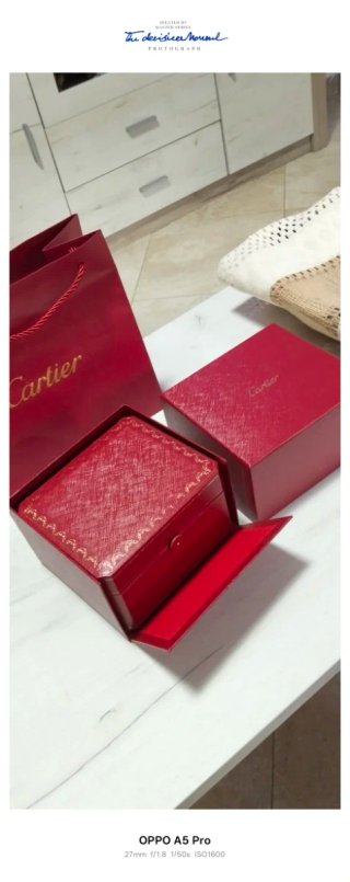 Scatola Cartier Rossa per Orologi