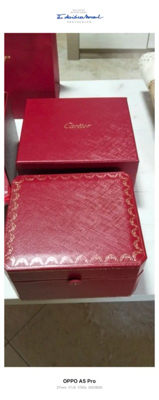 Scatola Cartier Rossa per Orologi