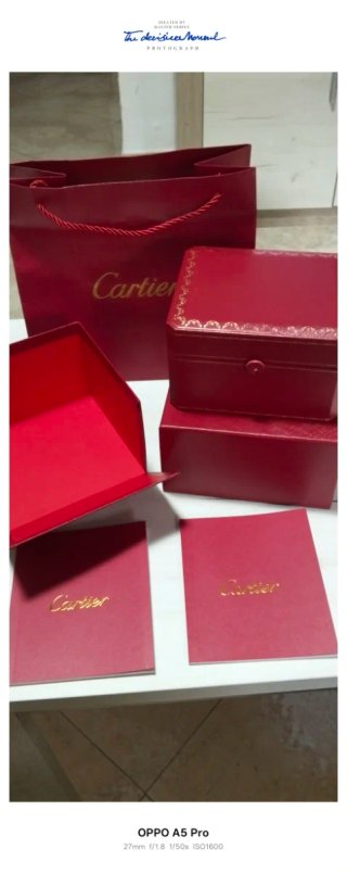 Scatola Cartier Rossa per Orologi
