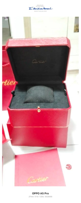 Scatola Cartier Rossa per Orologi