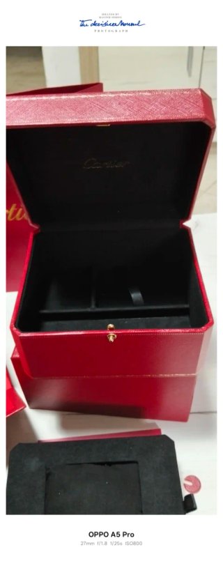 Scatola Cartier Rossa per Orologi
