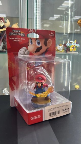 Amiibo Super Smash Bros. Mario Bola de Fuego
