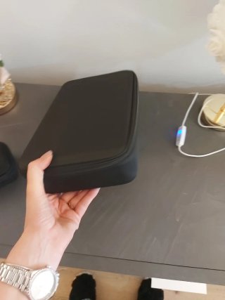 Custodia porta orologi nera
