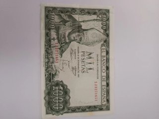 Billete 1000 pesetas Banco de España 1965