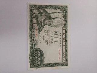 Billete 1000 pesetas Banco de España 1965