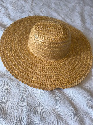 Sombrero de paja de ala ancha NUEVO