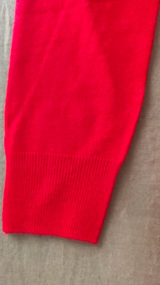 Jersey Zara Rojo Cachemir y Acrílico de Zara