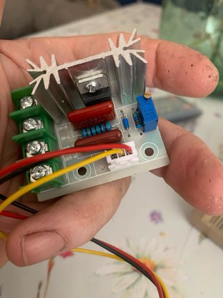 Regulador de velocidad para motor DC