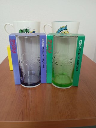 Vasos Coca-Cola  2023 y Tazas minions
