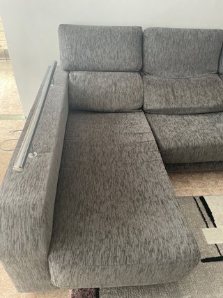 Sofá modular gris 240cm
