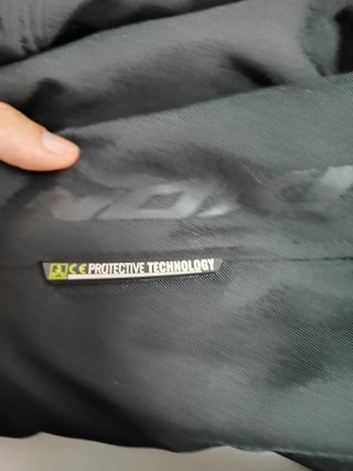 Chaqueta Moto Ixon Negra y Gris