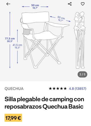 Sillas de Playa Sombrilla 240 cm