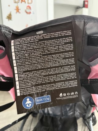Silla de paseo niña rosa