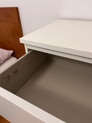 Cómoda blanca Ikea 4 cajones