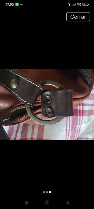 Bolso de piel auténtica