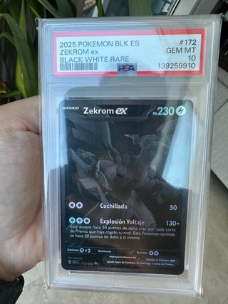 Zekrom EX BLK PSA 10 GEM MT 172
