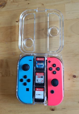 Crystal cover per joycon e cartucce Switch -Nuova
