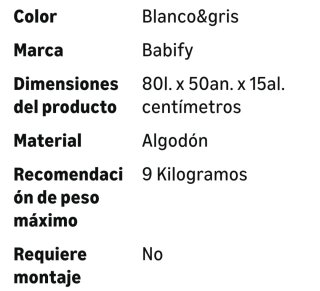 Cuna Nido Bebé reversible Babify.