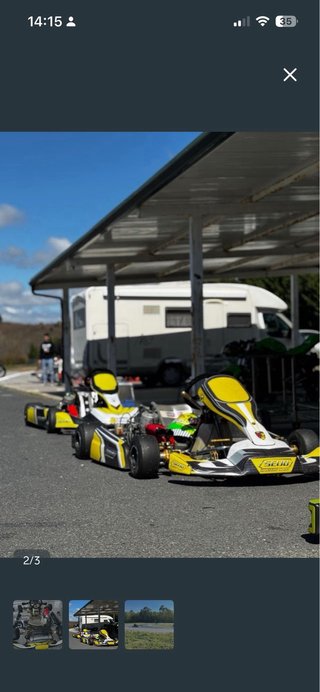 Kart KZ 125cc a marchas TM K9