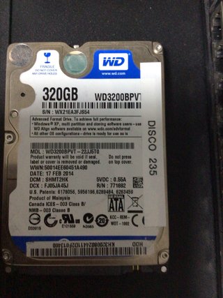 Disco Duro WD 320GB