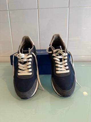 Zapatillas Pepe Jeans Talla 42 Azul/Gris
