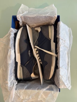 Zapatillas Pepe Jeans Talla 42 Azul/Gris
