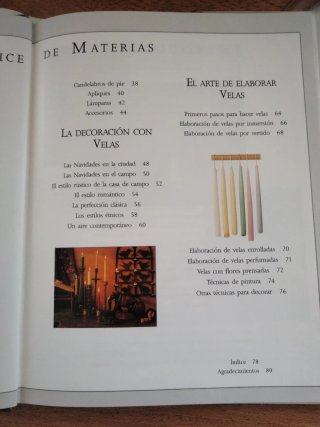 El Libro de Las Velas