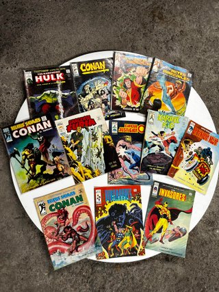 Lote Cómics MARVEL Vértice - Conan, Vengadores etc