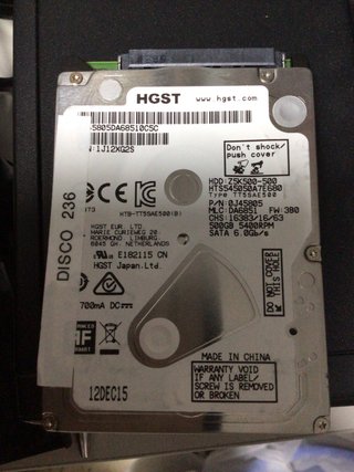 Disco Duro HGST 500GB SATA