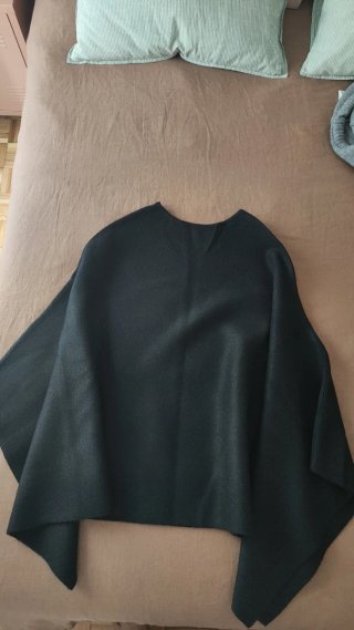 Jersey capa Zara negro talla única