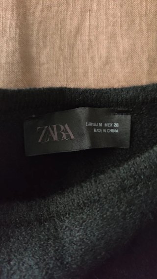 Jersey capa Zara negro talla única