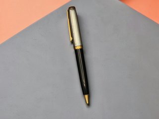 Bolígrafo Inoxcrom Plata y Negro