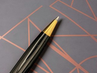 Bolígrafo Inoxcrom Plata y Negro