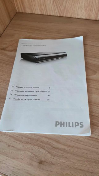 Decodificador TDT Philips Negro